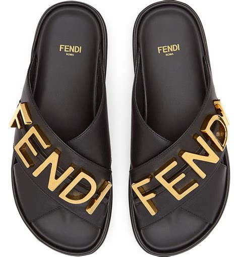 fendi womens stipy|Fendi women's slides.